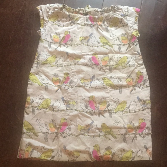 ❤️ 3/$20 Crewcuts birds‎ dress sz 3 - Picture 1 of 4